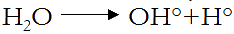 Radiolyse de l'eau : formule